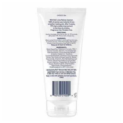 RoC Retinol Correxion Deep Wrinkle Serum Cleanser 177ml