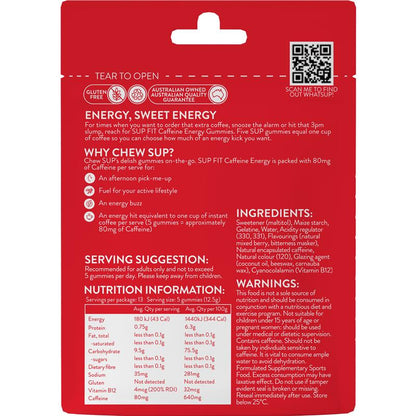 Kẹo dẻo SUP Fit Caffeine 65 