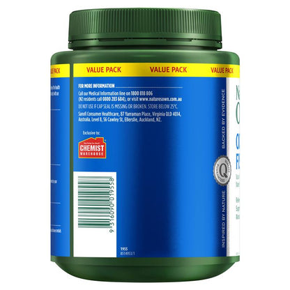 Nature's Own 无味鱼油 1500 毫克 500 粒胶囊（独家尺寸） 