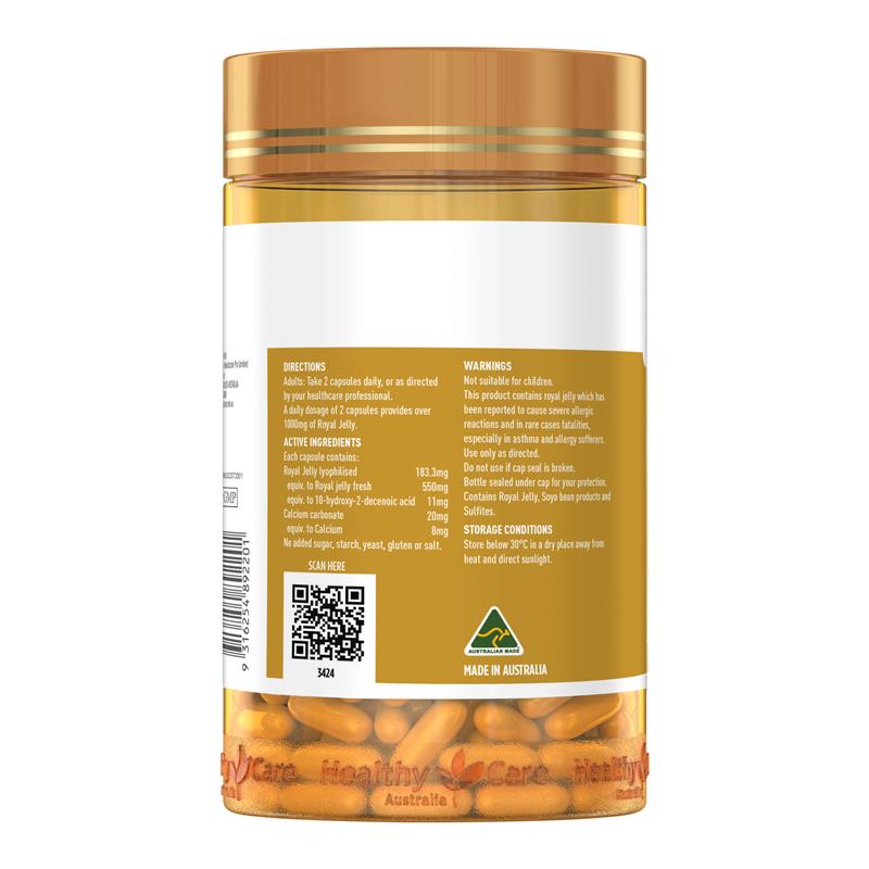 Healthy Care Royal Jelly 1000 365 Capsules
