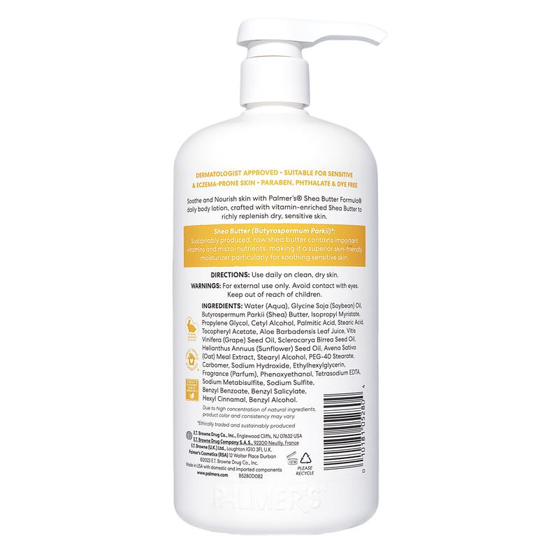 Sữa dưỡng thể bơ hạt mỡ thô Palmer's 1 lít 
