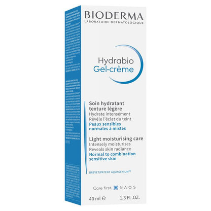 Kem dưỡng ẩm Bioderma Hydrabio Hydrating Gelcrème Light Moisturiser dành cho da mất nước 40ml 