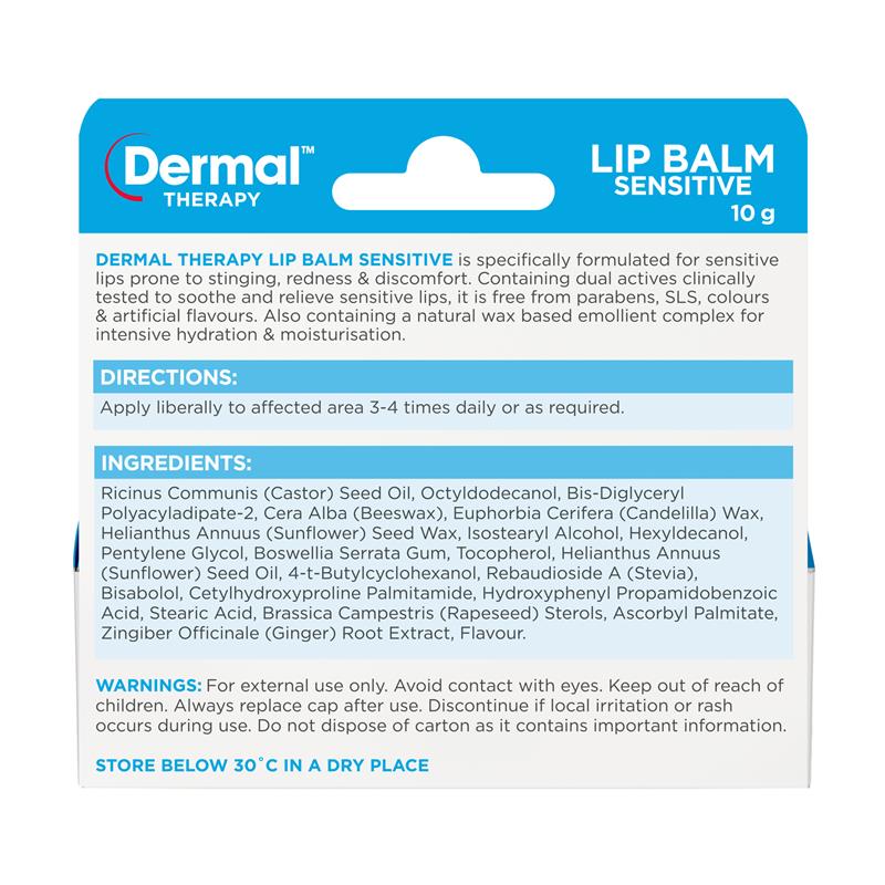 Dermal Therapy 敏感肌润唇膏 10g 