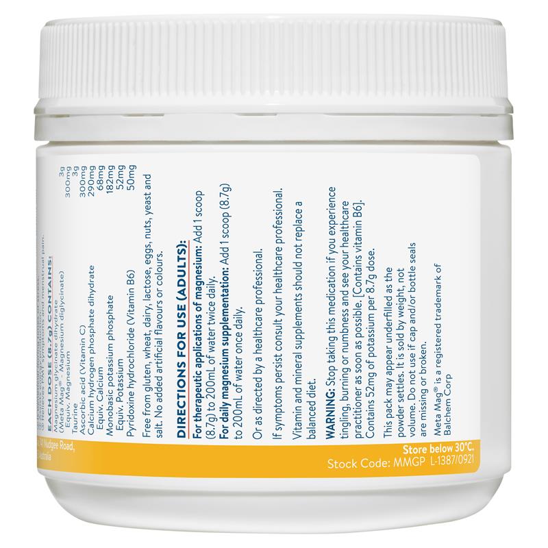 Ethical Nutrients Mega Magnesium 200g Bột Mâm xôi 