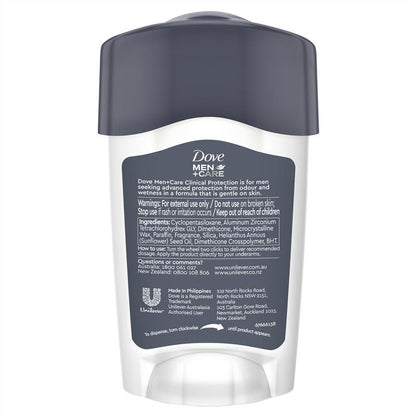 多芬男士临床防护止汗除臭剂清洁舒适 45ml 