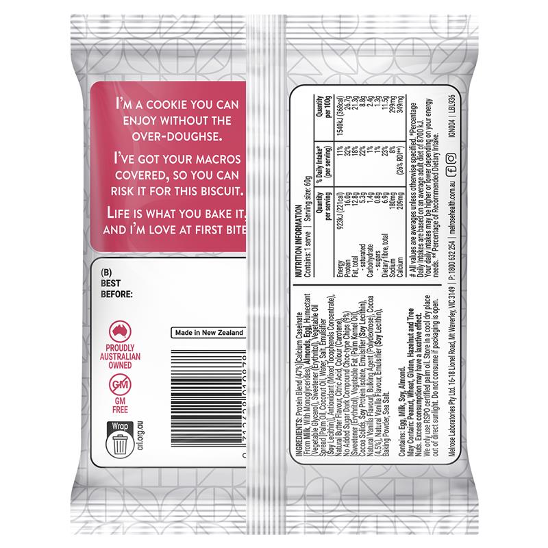Melrose Ignite Keto Cookie Choc Fudge 60g