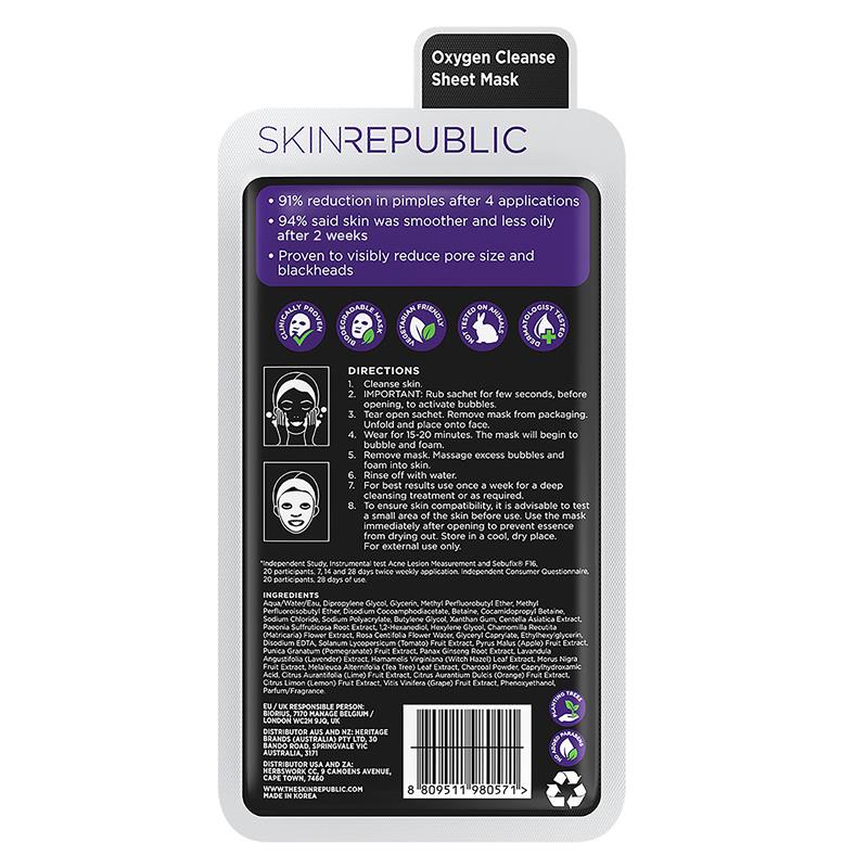 Skin Republic Bubble Purifying Charcoal Face Mask