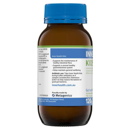 Inner Health Kids Probiotic 120g Powder Fridge Line