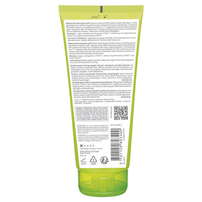Sữa rửa mặt tẩy tế bào chết Bioderma Sebium Gel Moussant Actif phù hợp cho da mụn 200ml 