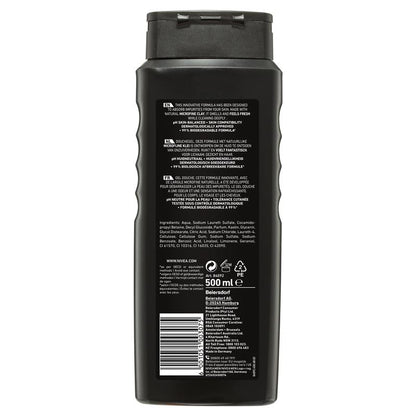 NIVEA for Men Deep Shower Gel 500ml
