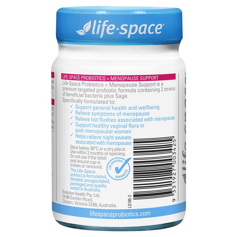 Life-Space 益生菌+更年期支持 30 粒胶囊