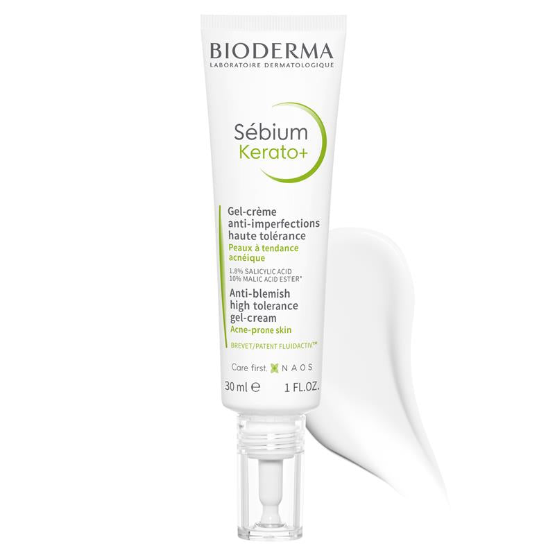 Kem dưỡng ẩm Bioderma Sebium Kerato Nonallergenic Acne Cream phù hợp với da mụn 30ml 