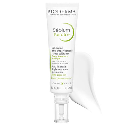 Kem dưỡng ẩm Bioderma Sebium Kerato Nonallergenic Acne Cream phù hợp với da mụn 30ml 