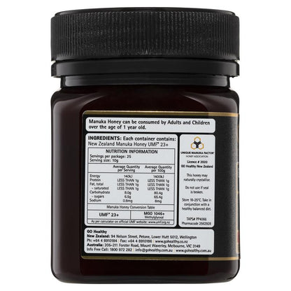 Mật ong Manuka GO Healthy UMF 23+ 250g 