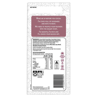 Melrose Ignite Keto Chocolate Rich Dark 100g