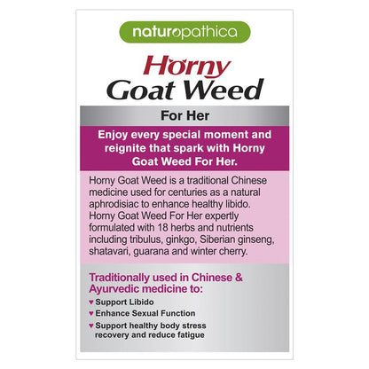 Naturopathica Horny Goat Weed For Her 50 Viên 