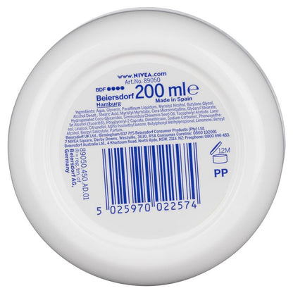 NIVEA Soft Moisturiser Cream Face Body Hands 200ml