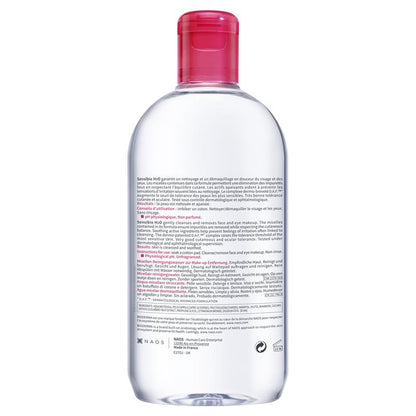 Nước tẩy trang Bioderma Sensibio H2O Soothing Micellar Water 500ml 