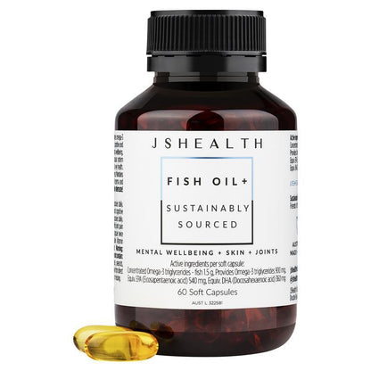 JSHEALTH 鱼油+60粒胶囊