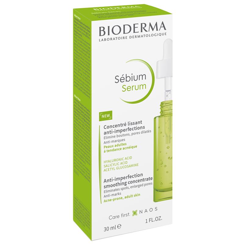 Serum Bioderma Sebium Anti Imperfection Smoothing Concentrate dành cho da mụn 30ml 