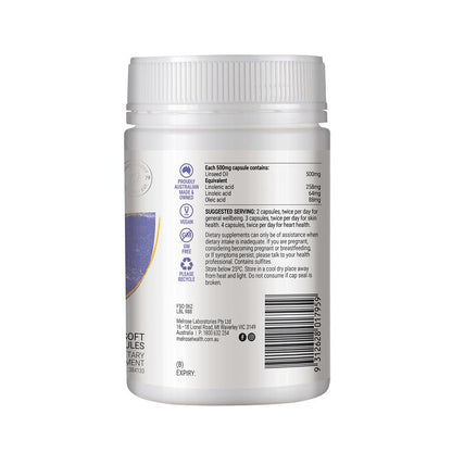 Melrose Organic Flaxseed Vegan 500mg 240 Viên Nang 