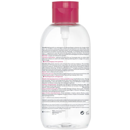 Nước tẩy trang Bioderma Sensibio H2O Micellar Water 850ml dạng chai bơm 