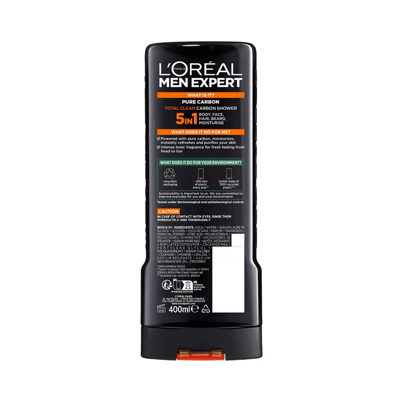 L'Oreal Paris Men Expert Pure Carbon Shower Gel 400ml