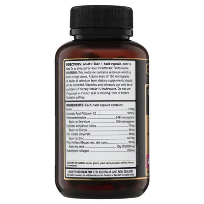 Viên uống GO Healthy Hair Skin Nails Plus 1-A-Day 100 viên nang rau 