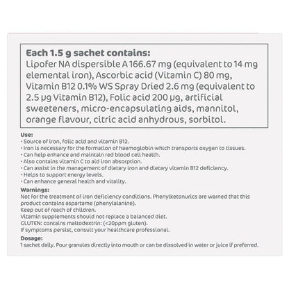 Ferro Sachet 28 x 1.5g Sachets
