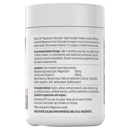 Nutra-Life 镁甘氨酸粉 180G 