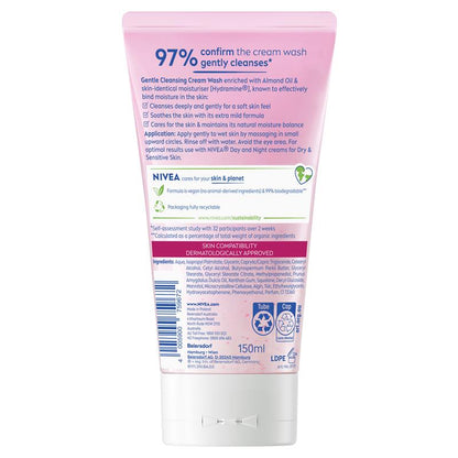 NIVEA Daily Essentials Gentle Face Wash Cleanser 150ml