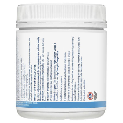 Viên nang Omega-3 cường độ cao Ethical Nutrients 120 viên 
