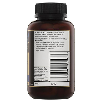 Go Healthy Tribulus Max 120 viên nang thuần chay 