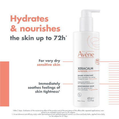 Avene Xeracalm 营养保湿膏 400ml 