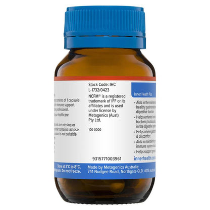 Inner Health Plus Probiotic 30 Capsules Fridge Line