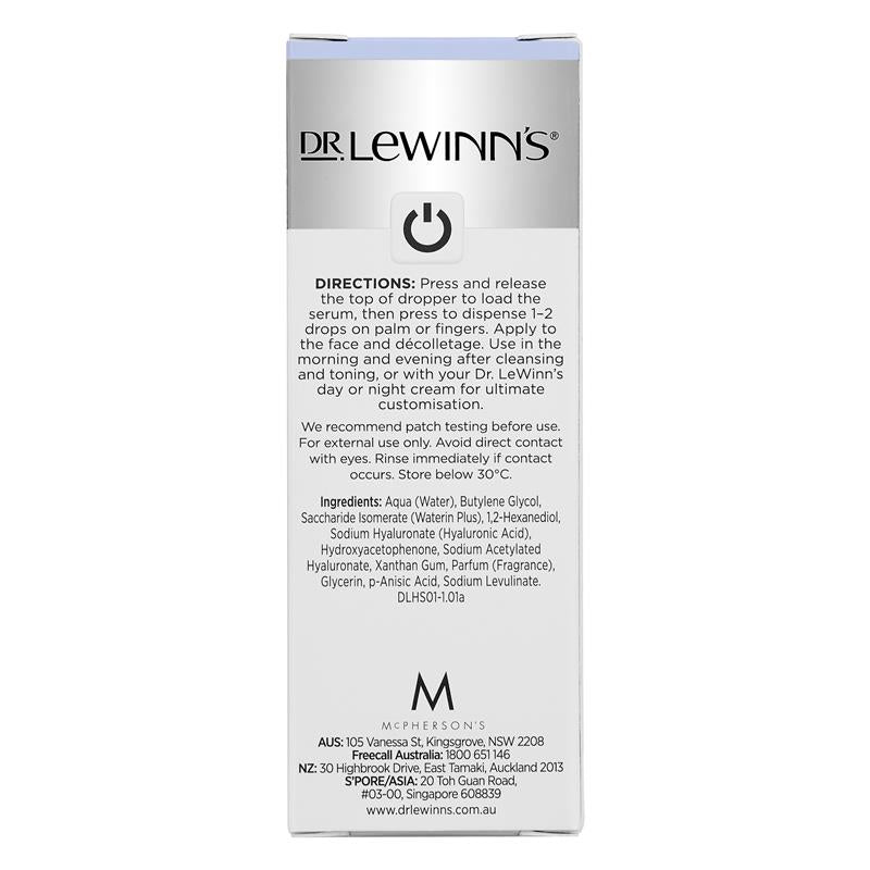 LeWinn 博士精华系列透明质酸 + 水润保湿精华液 30ml 