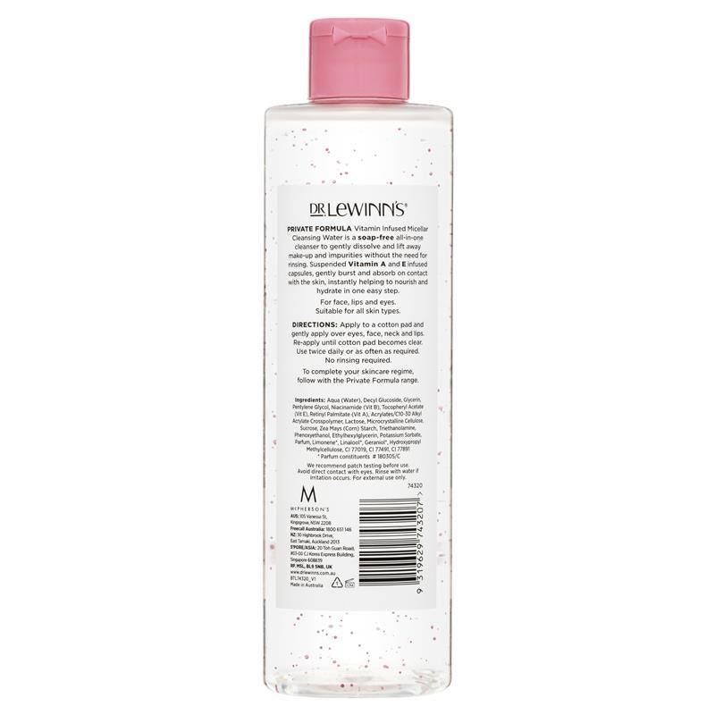 LeWinn 博士私人配方维生素注入胶束水 400 毫升