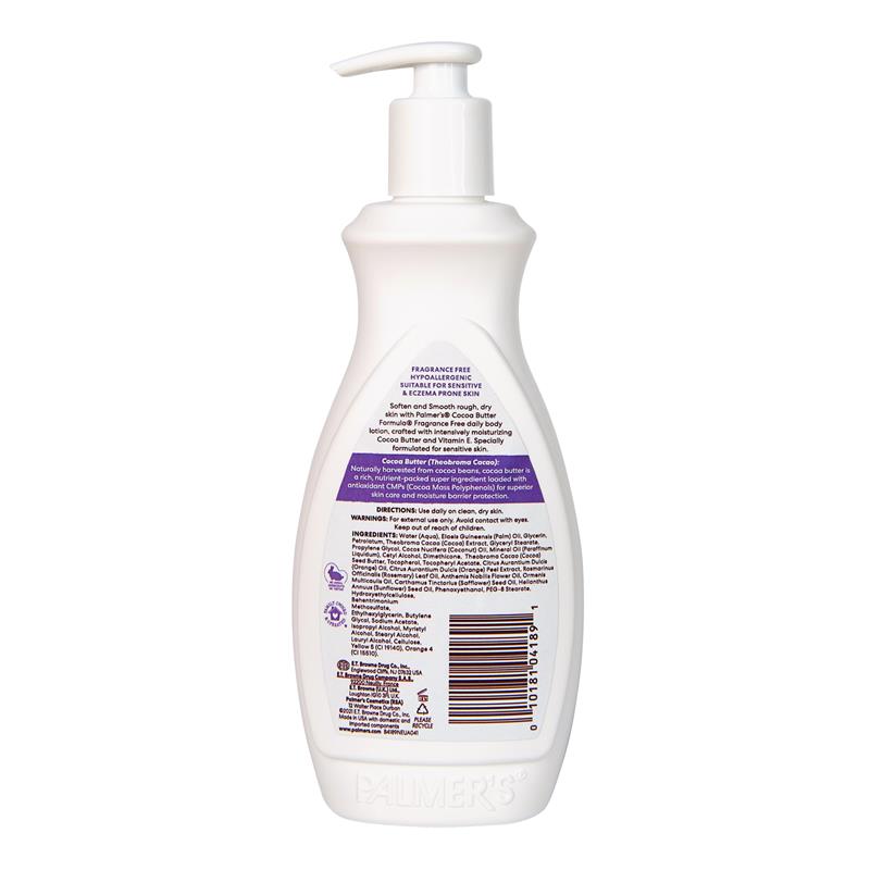 Sữa dưỡng thể không mùi bơ ca cao Palmer's 400ml 