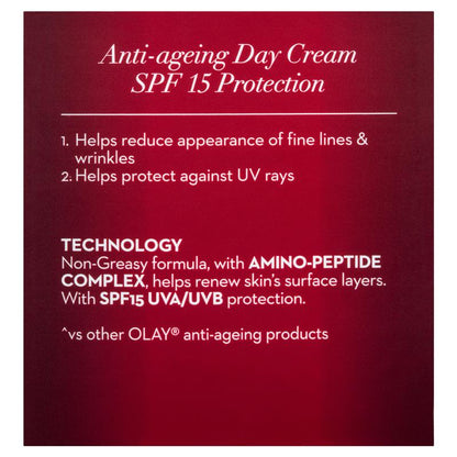 Olay Regenerist Advanced Anti-Ageing Revitalising Hydration Face Cream SPF15 50g