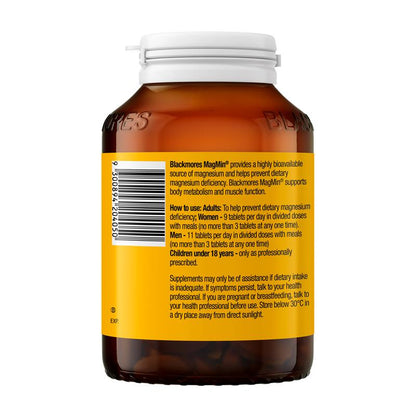 Blackmores MagMin Magnesium Muscle Health 250 Viên 
