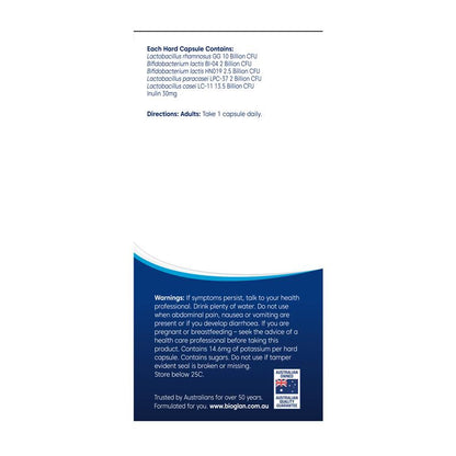 Bioglan Platinum Probiotics Daily 30 Tỷ 120 Viên Nang 