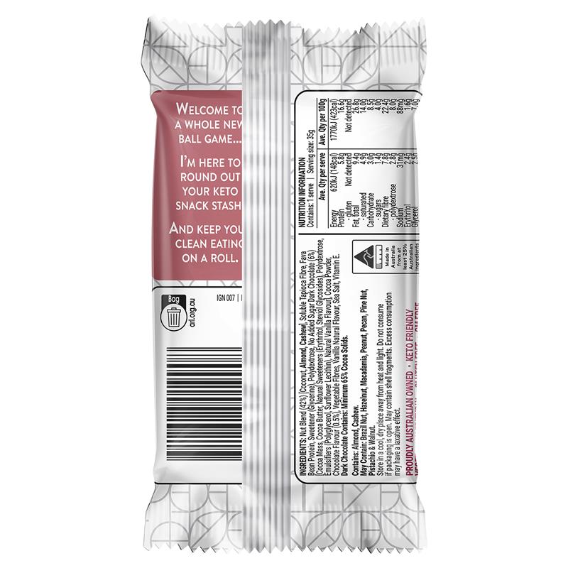Melrose Ignite Keto Ball Choc Brownie 35g
