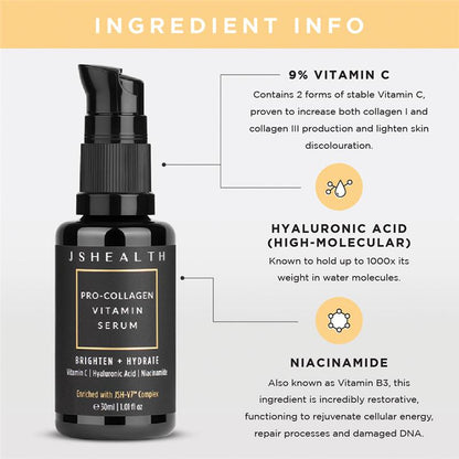 JSHEALTH 胶原蛋白维生素精华液 30ml 
