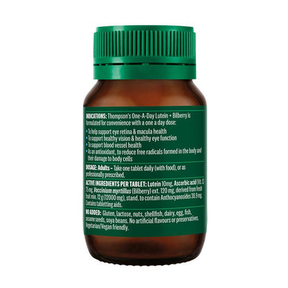 Thompsons One A Day Lutein + Bilberry 30 Tablets