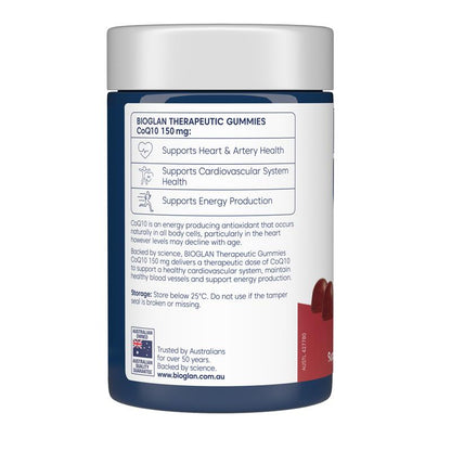 Kẹo dẻo Bioglan Therapeutic CoQ10 150mg 35 viên 
