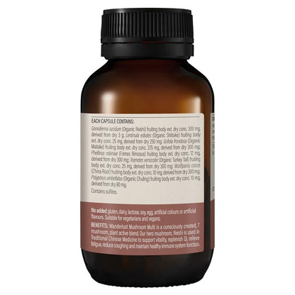 Wanderlust Mushroom Multi 30 Capsules