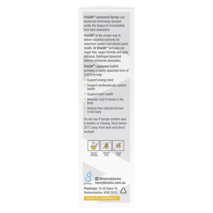 Henry Blooms VitaQIK Liposomal Energy CoQ10 Spray