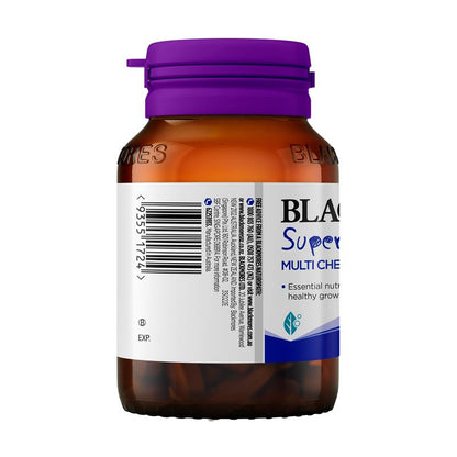 Blackmores Superkids 儿童健康复合维生素咀嚼片 60 粒