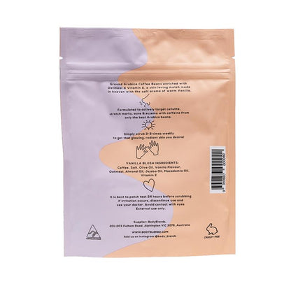Body Blendz 身体咖啡磨砂膏香草腮红 200g 