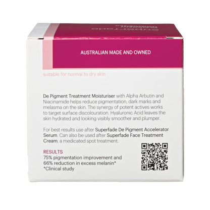 John Plunketts SuperFade De Pigment Treatment Moisturiser 50g